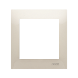 Simon 54 Premium Ramă crem 1 cale universală IP20/IP44, DR1/41