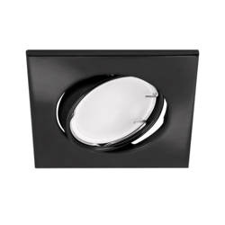 Spot de încastrat BONO D pătrat negru 03981 Struhm