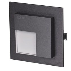 Corp de iluminat cu LED Timo cu ramă încastrată 14V DC, culoare grafit, alb neutru 07-211-37 Ledix Zamel