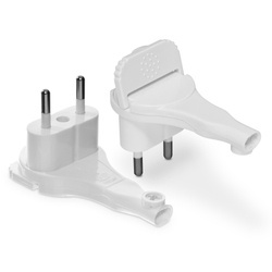 Ștecher demontabil, plat înclinat; WT-11P WHITE