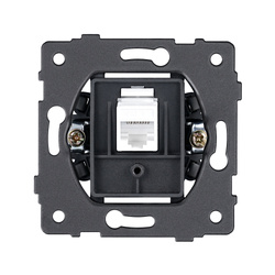 Mecanism priză simplă RJ45 cat. 6, ViPlast