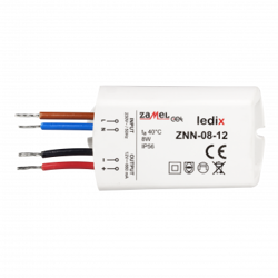 Sursă de alimentare cu LED-uri montată la suprafață 12V DC 8W ZNN-08-12 Ledix Zamel