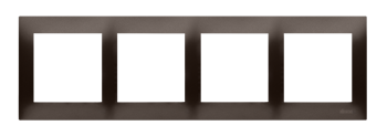 Simon 54 Premium Ramă maro 4 căi universală IP20/IP44, DR4/46