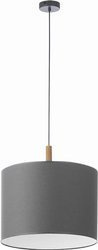 Lampă suspendată DEVA gri  E27  60W 4109 TK Lighting