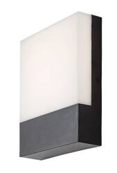 Gimone 10W lampă de perete pentru exterior IP44 570lm 4000K LED negru Rabalux 77097