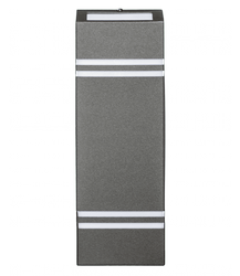 Lampă de perete pentru grădină QUAZAR 7 GU10 gri IP44 Kobi