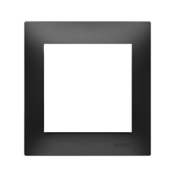 Simon 54 Premium czarny Ramka 1-krotna uniwersalna do puszek karton-gips IP20/IP44, DRK1/49