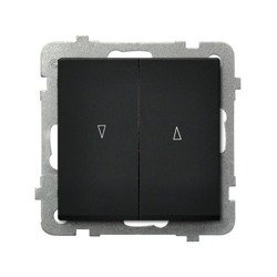 Conector obturator metalic negru Ospel Sonata lP-7R / m / 33