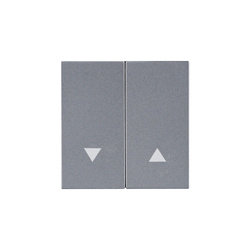 Tastă jaluzea argintie, seria ViP ViPlast