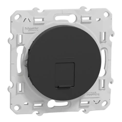 RJ45 cat.6 UTP priza de calculator antracit Odace