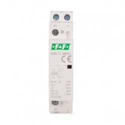 Contactor: 2-polar pt.instalaţii; 25A; 24VDC; NC + NO; DIN; ST25-11-24V-DC F&F