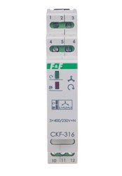Modul: releu de monitorizare a tensiunii; DIN; SPDT; 250VAC/10A; CKF-316 F&F