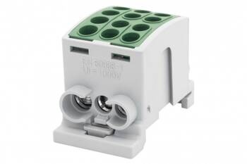 Terminal HLK 100A-3 (1x25.2x16 / 1x25.2x16)-verde F-electro