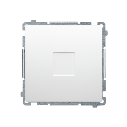 Zaślepka ramki . Mocowanie za pomocą łapek lub wkrętów, biała Kontakt Simon BMPS.01/11