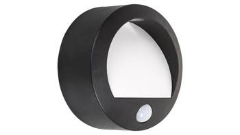 Lampă de perete pentru exterior cu detector de mișcare AMARILLO LED 1.5W 3000K 50lm negru IP44 Rabalux 7969