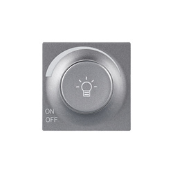 Capac dimmer argintiu, seria ViP ViPlast