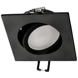 AKTYN 1 SQ Negru mat IP20 spot pătrat de plafon pătrat EDO777123 Edo Solutions
