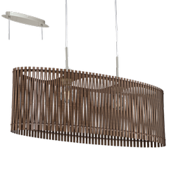 Lustra EGLO SENDERO 96201, E27 2X60W, Lemn, Maro