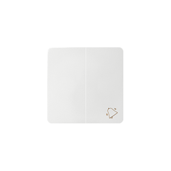 Tastă dublă "sonerie" pentru mecanism alb Simon 82