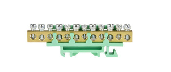 BLOC DE BORNE 6X10 MM2 , 6X16MM2 - VERDE