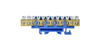 BLOC DE BORNE 6X10 MM2 , 6X16MM2 - ALBASTRU