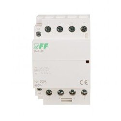 Contactor: 4-polar pt.instalaţii; 63A; 230VAC; NO x4; DIN; ST63-40 F&F