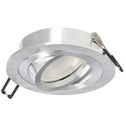 CERI 1 OV Silver Spot de plafon încastrat IP20 circular argintiu lucios EDO777140 Edo Solutions