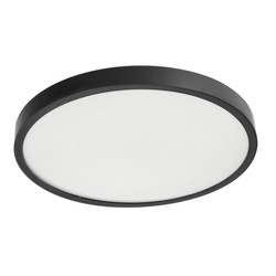 Plafond PERETI 24W inel negru 35cm, 3000K culoare caldă, 2400lm, IP44, 220-240V EDO777616 EDO Solutions
