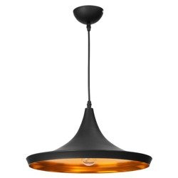 Lampă suspendată Sona E27 neagră rotundă rotundă LP-42012/1P Light Prestige