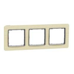 Ramă 3 căi mesteacăn IP20 SDD380803 Sedna Elements Schneider electric