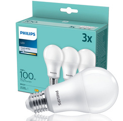 Set de 3 becuri A67 E27 100 W 4000 K 1521 lm