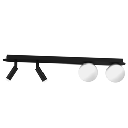 Plafonieră SIRIO 4xG9 negru MLP8406
