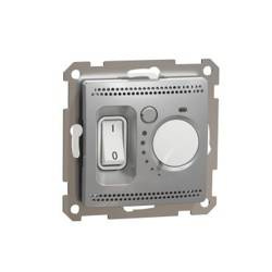 Regulator de temperatură cu senzor încorporat argintiu IP20 SDD113506 Sedna Design Schneider electric