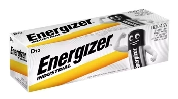 Baterie alcalină D INDUSTRIAL PRO Energizer LR20 1.5V (pachet de 12 buc)