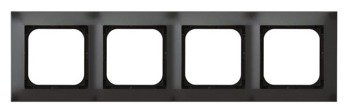 Ramă cvadruplă  antracit Ospel Impresja R-4Y/50