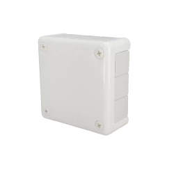 Cutie de conexiune aplicată 98x98x42mm IP55 12 intrări presetupe din cauciuc albă VP-41 EDO777925 EDO Technic
