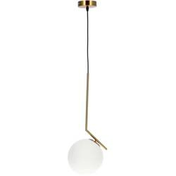 Lampă suspendată PELOTA E27 aur alb EDO777202 Edo Solutions