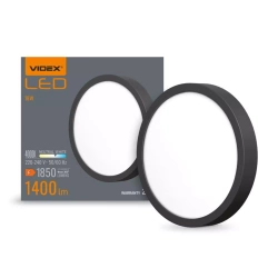 Corp aparent tip downlight LED 18W 4000K alb neutru Negru 1850lm VLE-DLRS-184B