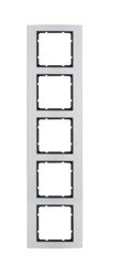 B.7 Ramka 5-krotna alu/antracyt mat Berker