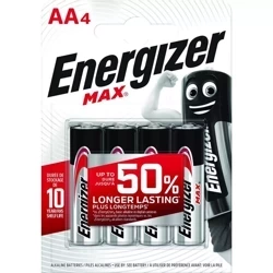 Baterie alcalină AA MAX Energizer R6 LR6 1.5V (blister de 4 bucăți)