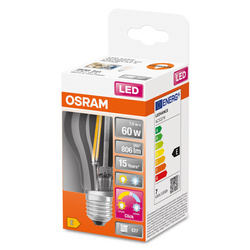 Bec Led LED RELAX and ACTIVE CLASSIC A 7W E27 2700/4000K, 2700k Nedimabil Osram