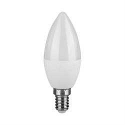 Bec cu LED E14 3.7W 6500K rece 320lm lumânare V-TAC