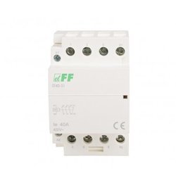 Contactor: 4-polar pt.instalaţii; 40A; 230VAC; NC + NO x3; DIN; ST40-31 F&F