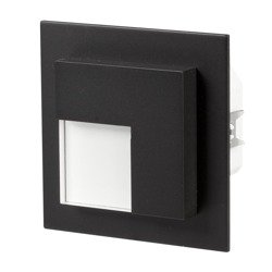 Corp de iluminat cu LED Timo cu ramă încastrată 14V DC, negru, RGB 07-211-66 Ledix Zamel