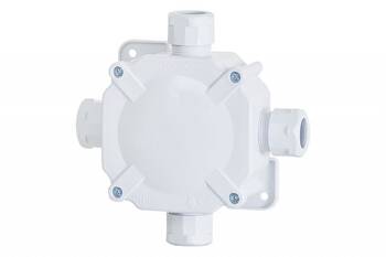 Cutie ermetică F11 cu bloc de borne - gri IP67 F-electro