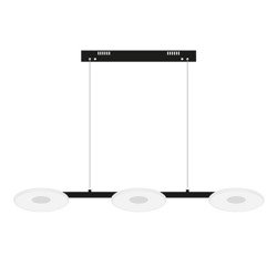 GIRO 237 30W lampă suspendată cu LED-uri IP20 4000K negru Milagro