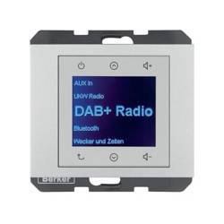 K.5 Radio tactil DAB+, Bluetooth aluminiu 30847003 Berker