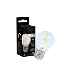 LARI LED Filament bec cu LED G45 E27 2W 3000K cald WW, 200lm EDO777462