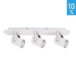 LED Bland spotlight lampă de perete 3 surse de lumină bandă reflector alb reglabil tub Italux FH31713AJ13-WCH