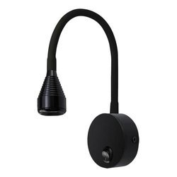 LED lampă de perete POLA 3.5W 4000K 245lm negru 03739 Struhm